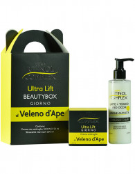 Set Beauty box de zi cu venin de albine Retinol Complex: crema de fata 50 ml si lapte de curatare faciala 200 ml.