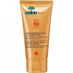 Crema Coloranta de fata anti-imbatranire, NUXE Sun SPF 50, 50 ml