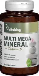 Multi Mega Mineral cu vitamina D Vitaking 90 tablete