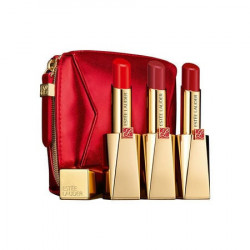NEW Set Estee Lauder Pure Color Desire Lipstick Trio Set (3x Lipstick) +1bag