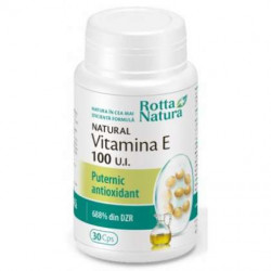 Vitamina E naturala 100 UI Rotta Natura 30 capsule