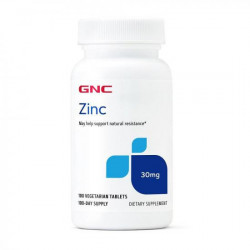 Zinc 30MG 100 tablete vegetale GNC