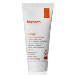 Crema hidratanta pentru fata cu protectie solara SPF 50+ Sunlight, Ivatherm