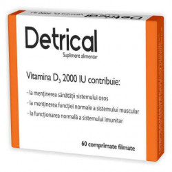 Detrical (vitamina D3) 2000UI Zdrovit 60 comprimate