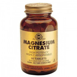 Magnesium Citrate (Citrat de magneziu) 200 mg Solgar 60 tablete