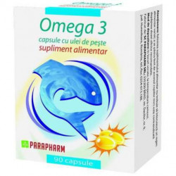 Omega 3 ulei de peste (cod si rechin) Parapharm