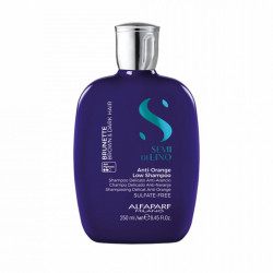 Sampon pentru neutralizarea tonurilor de portocaliu Alfaparf Milano Semi Di Lino Brunette