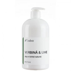 Sapun lichid natural cu verbina si lime, Sabio