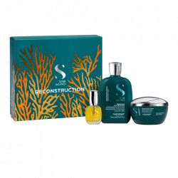 Set Alfaparf Semi Di Lino Reconstruction cu 250 ml Sampon + 200 ml Masca + 15 ml Ulei pentru stralucire