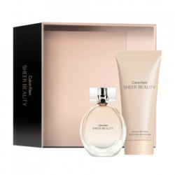Set cadou Calvin Klein Ck Sheer Beauty, Femei, Apa de Toaleta 50 ml + Lotiune de corp 100 ml