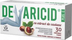 Devaricid cu extract de castane Biofarm 30 comprimate