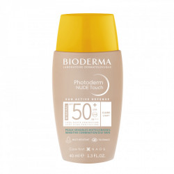 Fluid pentru piele mixta si grasa Photoderm Nude Touch Mineral SPF 50+, Bioderma