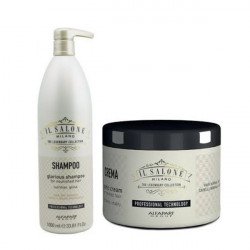 Set Alfaparf Salone pentru par foarte uscat si degradat cu Glorious Sampon 1000 ml + Iconic Masca 500 ml