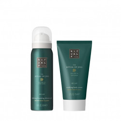 Set de ingrijire Rituals Jing Body Care, Spuma de dus Ritual of Jing 50ml + Cremă de corp The Ritual of Jing 70 ml
