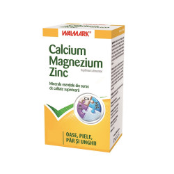 Calcium Magnezium Zinc, 30 tablete, Walmark