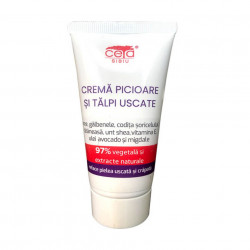 CREMA PICIOARE SI TALPI USCATE 97%VEGETALA 50ML CETA
