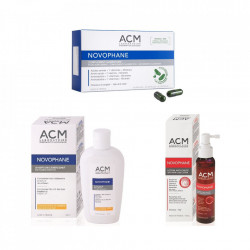 Pachet ACM, Șampon, Loțiune și Capsule Novophane