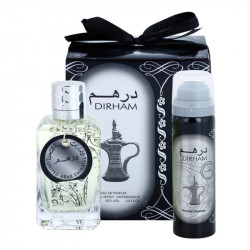 Set cadou Ard al Zaafaran Dirham Apa de Parfum 100ml + Deodorant Spray 50ml