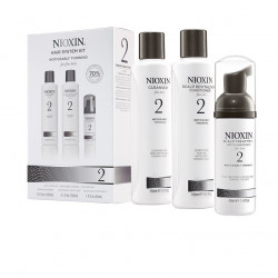 Set impotriva caderii parului Nioxin System 2 Sampon, 150 ml + Balsam, 150 ml + Tratament, 40 ml