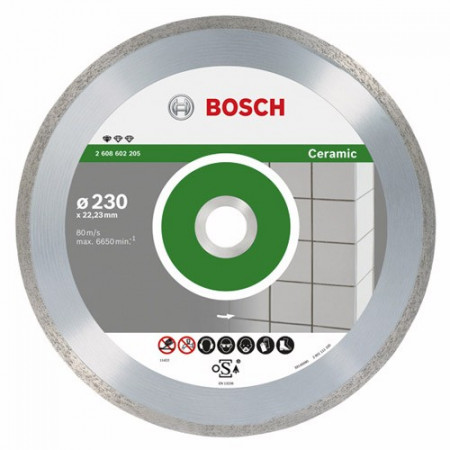 Disc diamantat pentru ceramica 230mm Bosch