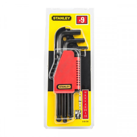Set imbusuri, 9 piese, 1.5 - 10 mm Stanley