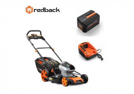 Redback Pachet E146C+EP40+EC20, masina de tuns gazonul pe acumulatori, 457mm, 40V/4Ah, incarcator 40V/2A