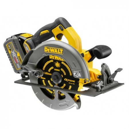 Fierastrau circular cu acumulatori Flexvolt si statie de incarcare 54V 6.0Ah 67mm DeWalt 1600 W - DCS575T2