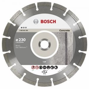 Disc diamantat Standard pentru beton Bosch 230 mm