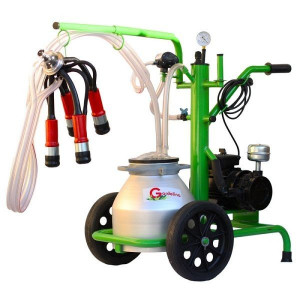Aparat de muls 120 Aluminiu PC Gardelina Green Line 1 post, 20 L