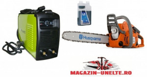 Aparat sudura Proweld MMA 160PI pachet motofierastrau Husqvarna