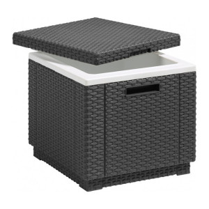 Cutie depozitare patrata graphite Keter Ice Cube