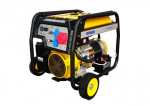 Generator open-frame Stager FD 7500E3 , trifazat ,6kW, benzina, pornire electrica