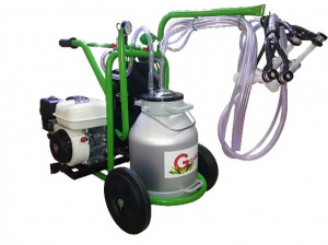 Aparat de muls ovine si caprine Gardelina Green Line T230 ALUMINIU PS , motor 6.5 cp