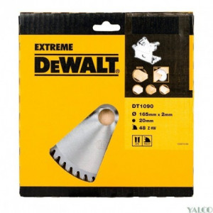 Disc Seria 40. 165x20x2mm. 48 dinti DeWalt - DT1090