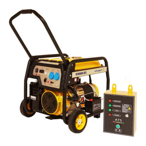 Generator open-frame 8kW Stager FD 10000E+380V ATS automatizare trifazata