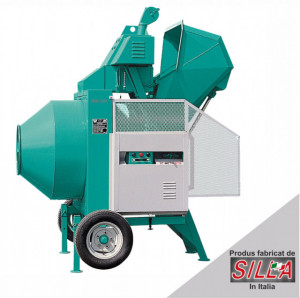 Betoniera BIR 330, motor 400V, 3.0 kW, capacitate 330 l, productie beton 6.5 mc/ora