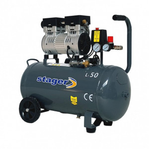Compresor silentios Stager HM50JW-0.75 50L 165L/min