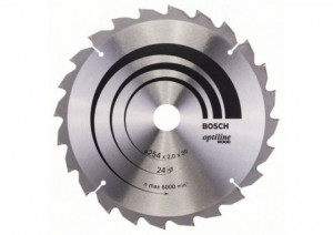 Disc pentru lemn Optiline Wood 254x30 Z24