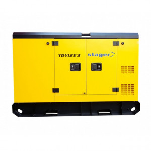Generator insonorizat Stager YDY12S3, silent 1500rpm, diesel, trifazat