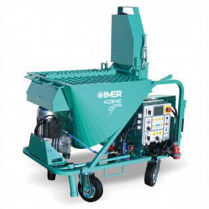 Koine 4 DUAL, debit material 22 l/min., motor 400V, putere instalata 7.75 kW, distanta maxima de pompare 25 m