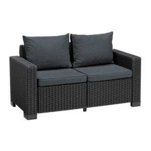 Canapea cu 2 locuri graphite Keter California