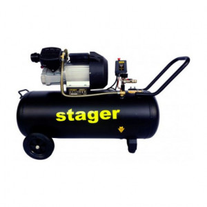 Compresor aer Stager HM3100V-10, 100L, 10bar, 356L/min