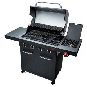 Gratar pe gaz Char-Broil Professional Power Edition 4, grile si plita din fonta, sear burner, TRU-Infrared 140985