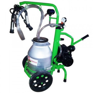 Mulgatoare Gardelina aluminiu fara tanc vacum vopsit antistatic, 1 post, 30L