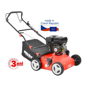Scarificator pentru gazon cu motor termic 163 cmc, sac colectare 45 l Hecht 5642