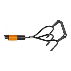 Cultivator cu 3 dinti si razeta Fiskars