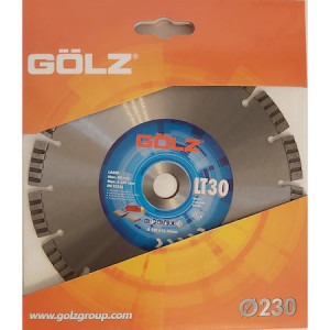 Disc diamantat beton GOLZ LT 30-351