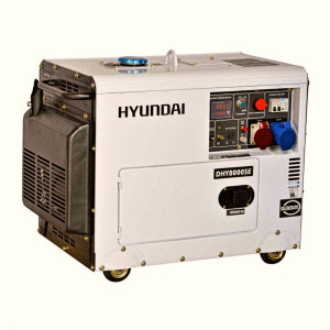 Generator de curent trifazat cu motor diesel HYUNDAI DHY8600SE-T