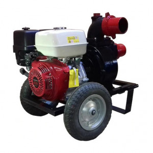 Motopompa profesionala pentru apa murdara DWP 390 H4X cu motor Honda