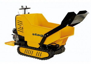 Roaba cu motor termic cu incarcator frontal Stager RMT500SI 9CP, 500kg, senile